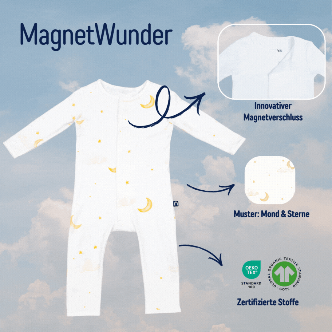 MagnetWunder Schlafanzug "Mond und Sterne"